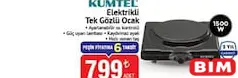 KUMTEL ELEKTRİKLİ TEK GÖZLÜ OCAK fiyat ve kampanya bilgisi